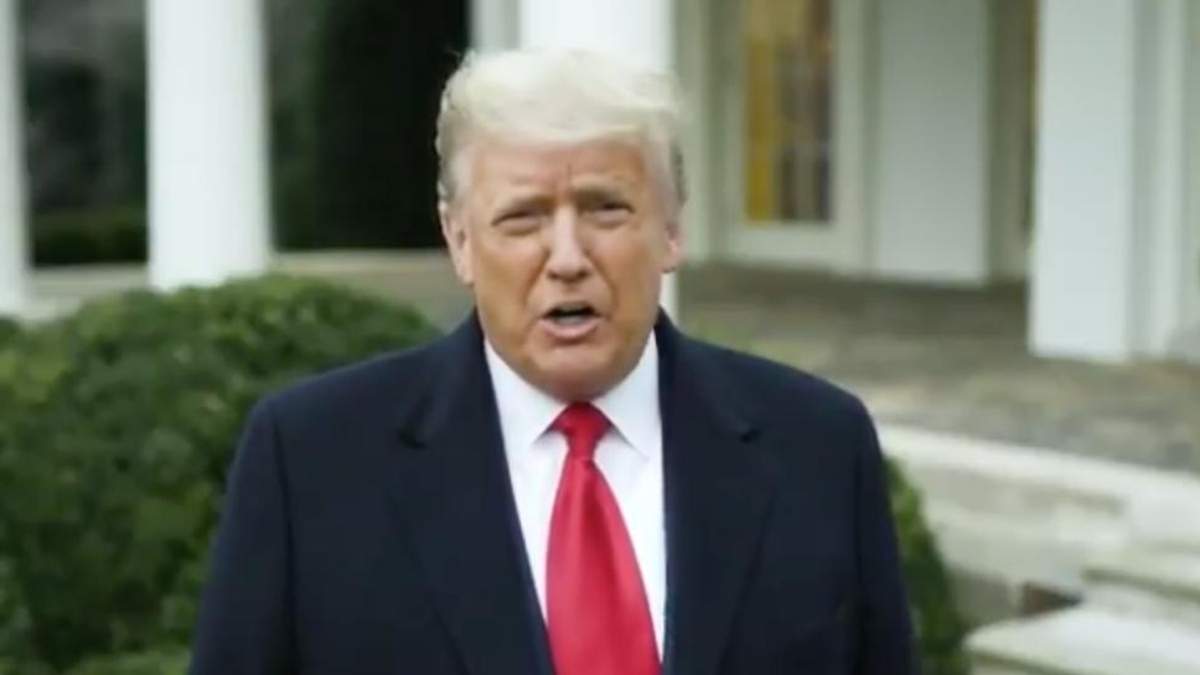 Mensaje en Twitter de Donald Trump