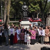 “Justicia histórica”: Sheinbaum devela monumentos a mujeres indígenas