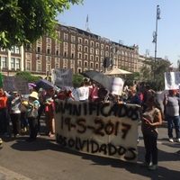 CDMX lanza portal sobre obras de reconstrucción por el 19-S; 'Los Olvidados” se manifiestan