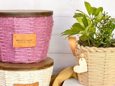 Mirá la hermosa maceta estilo vintage que podés hacer con el frasco de vidrio que seguro ibas a tirar