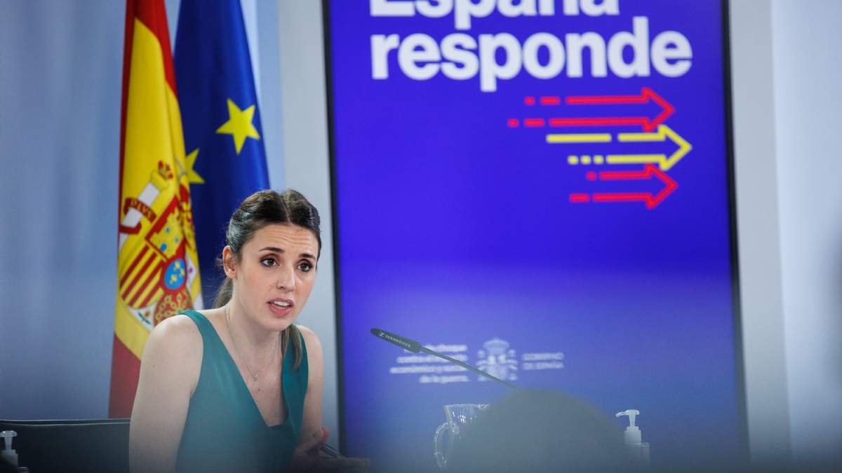 La ministra de Igualdad, Irene Montero