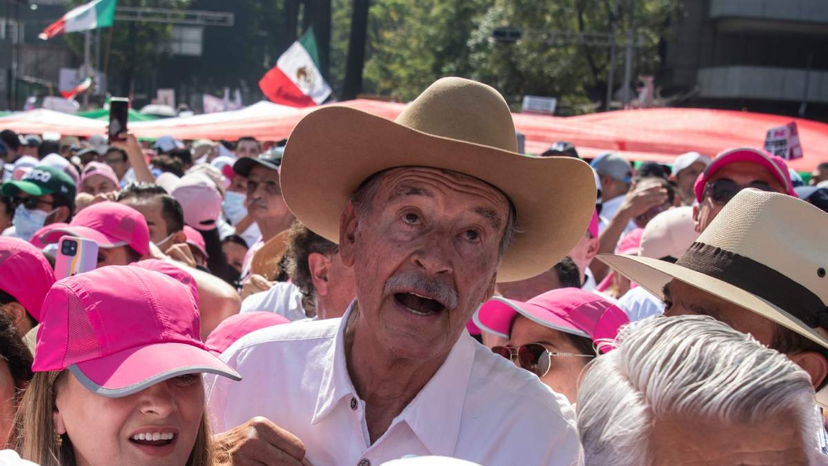 Vicente Fox en mitin