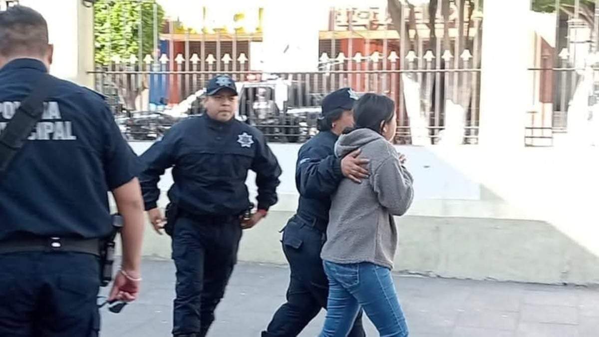 Mujer fue resguardada
