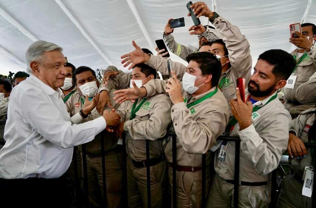 Encuentro con trabajadores de la CFE en Chiapas, 26 de agosto de 2022