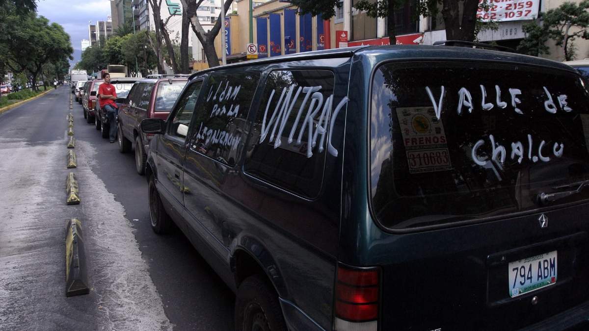 Uno de los llamados "autos chocolate"