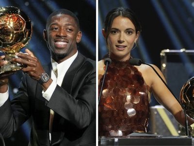 Ousmane Dembélé del PSG alza su primer Balón de Oro y Aitana Bonmatí encadena triplete de trofeos