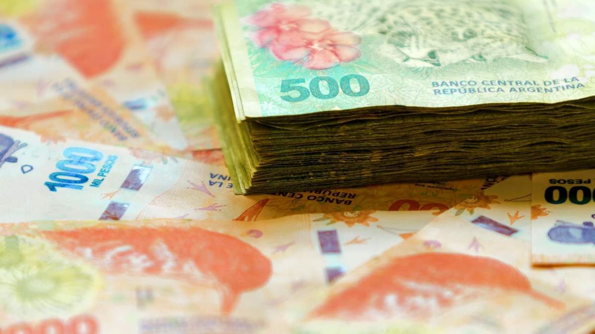 Pesos argentinos. Fuente: (Twitter)