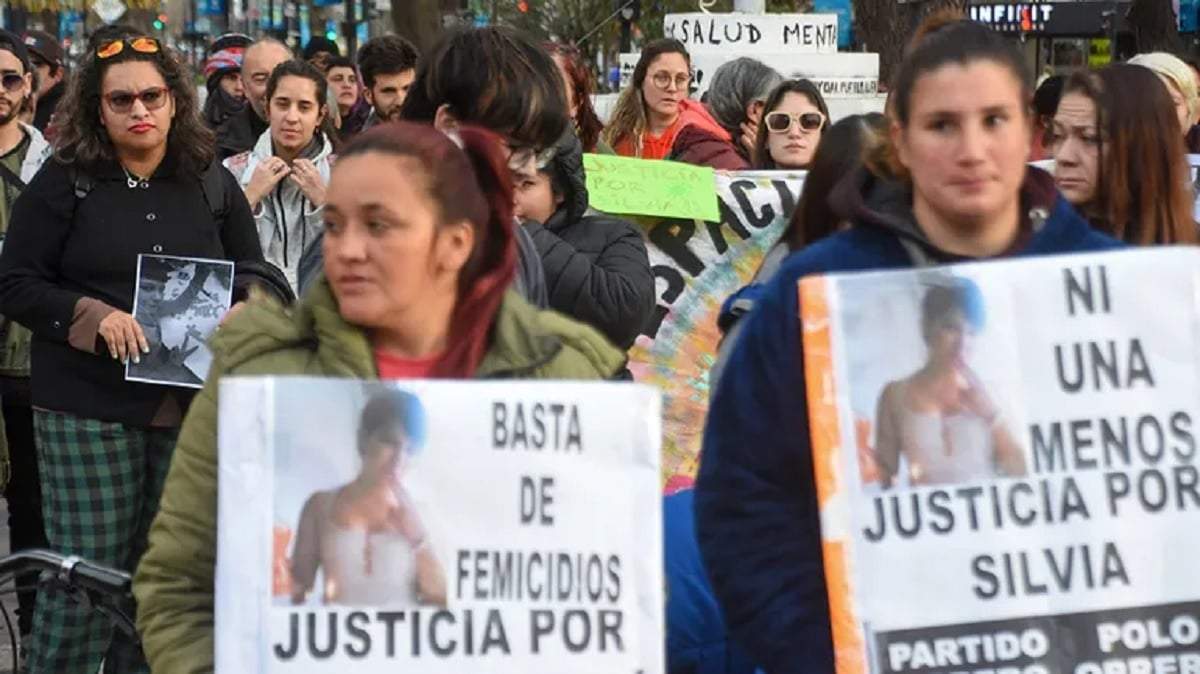 Varias marchas piden Justicia por Silvia Cabañares, víctima de femicidio. Fuente: (Omar Novoa)