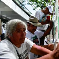 Sin Encinas ni Batres, colectivos conmemoran el Día de las Víctimas de Desaparición Forzada
