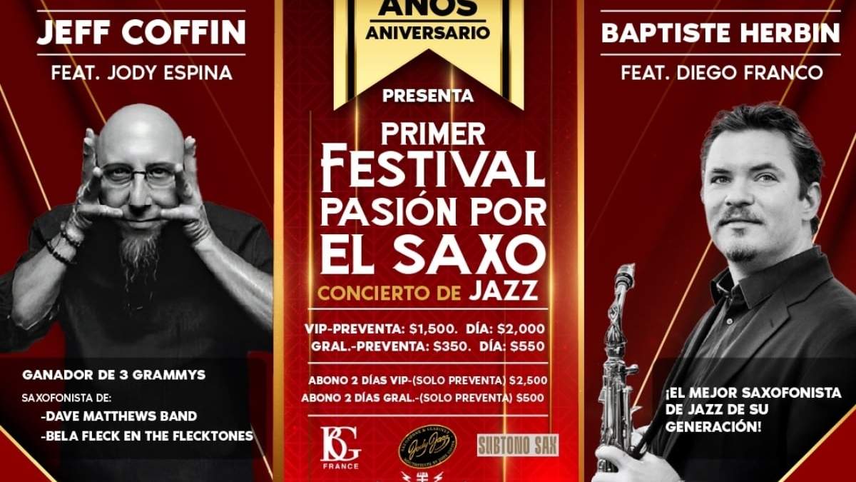 El festival “Pasión por el Saxo”