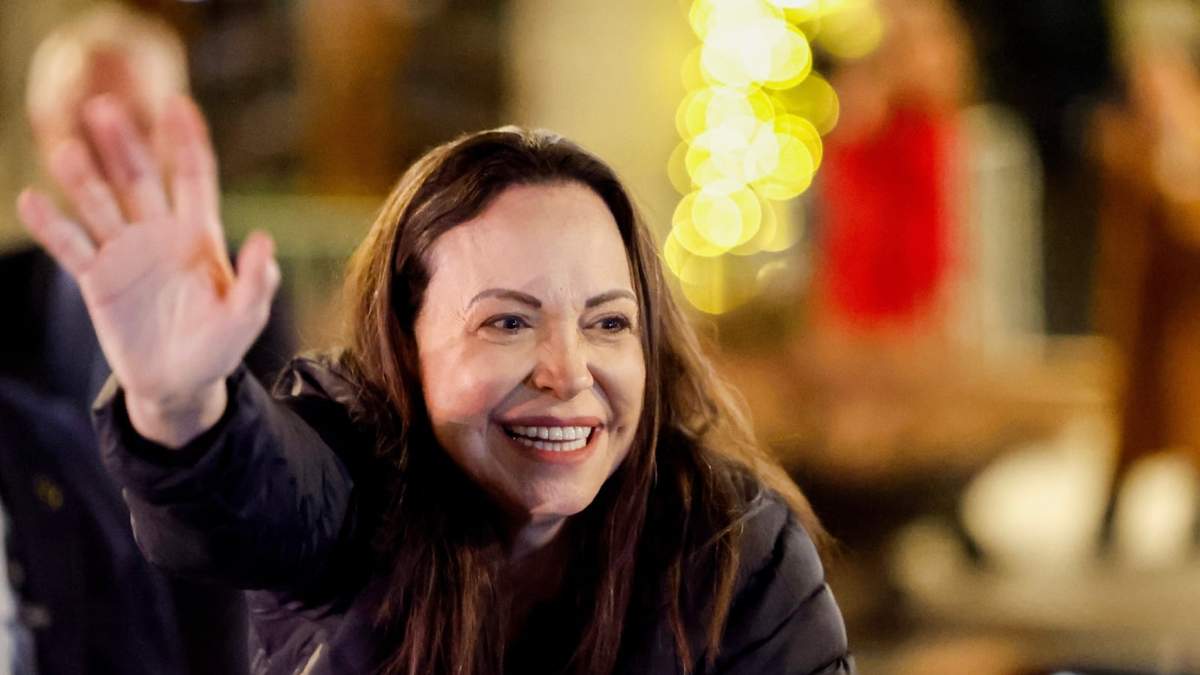 La líder opositora venezolana María Corina Machado