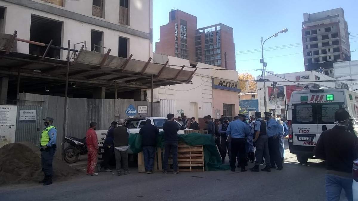 El hecho ocurrió en el centro de la ciudad. Fuente: (Twitter)