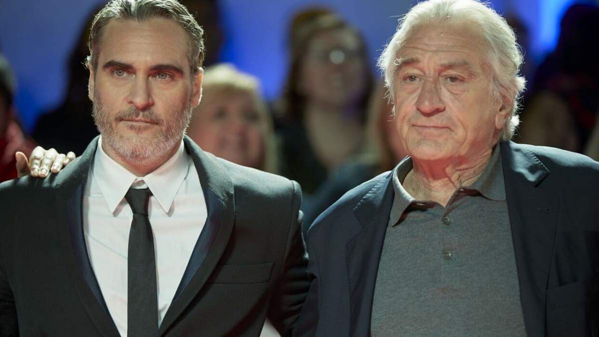 Joaquín Phoenix y Robert De Niro. Fuente: (Twitter)
