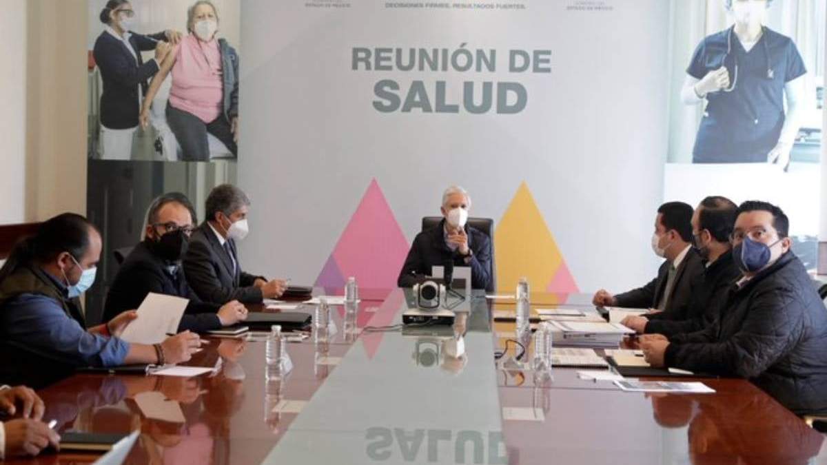 El gobernador mexiquense Alfredo del Mazo en una reunión el pasado 18 de enero