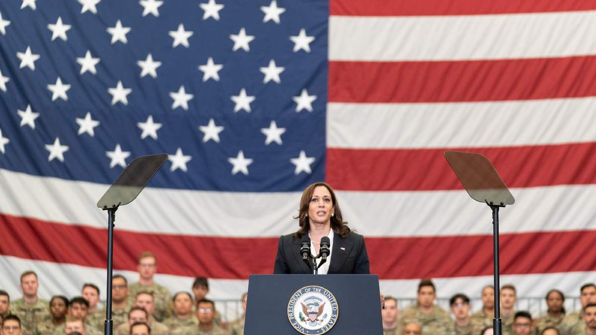La vicepresidenta de Estados Unidos, Kamala Harris