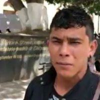 Migrante hondureño decide no continuar con la caravana y pide asilo en Guerrero (Video)