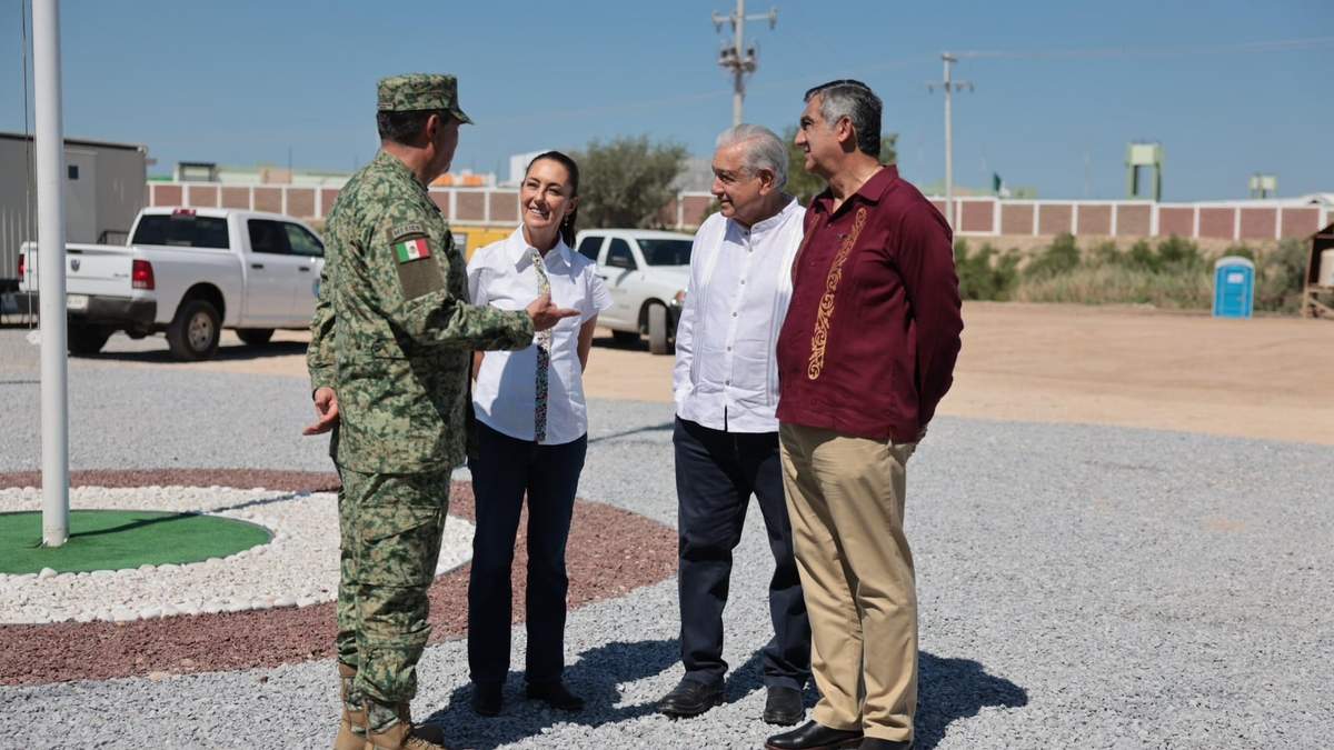 AMLO y Claudia Sheinbaum Pardo visitaron el Nuevo Centro de Aduanas de México