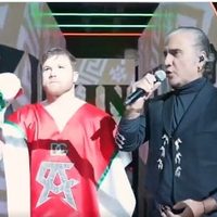 Alejandro Fernández acompaña a “Canelo” Álvarez al ring para iniciar la pelea vs Golovkin (Video)