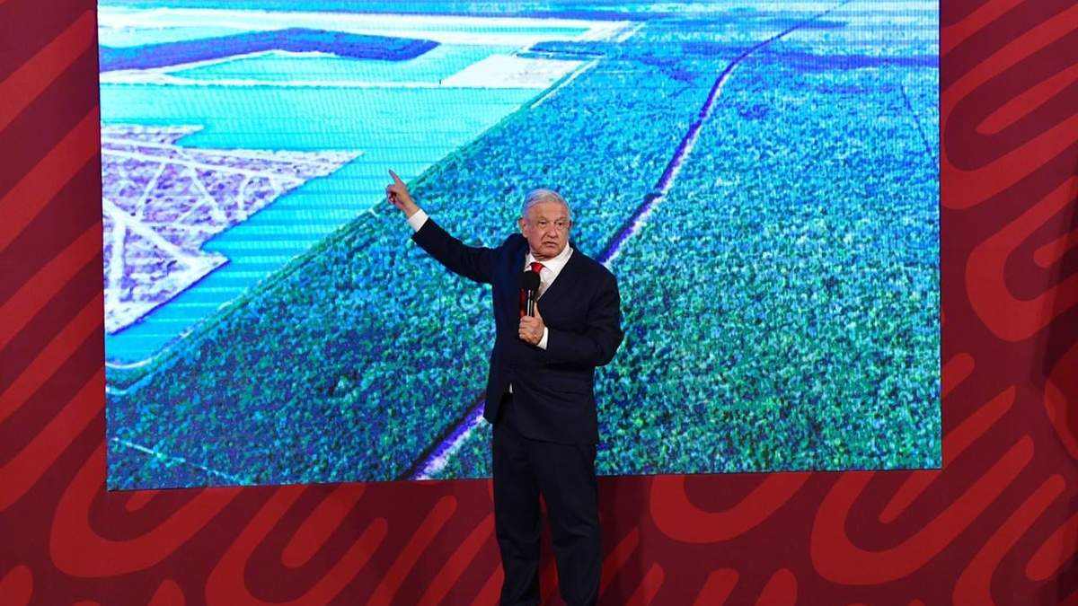 López Obrador afirmó que no permitirá se detengan las obras del Tren Maya