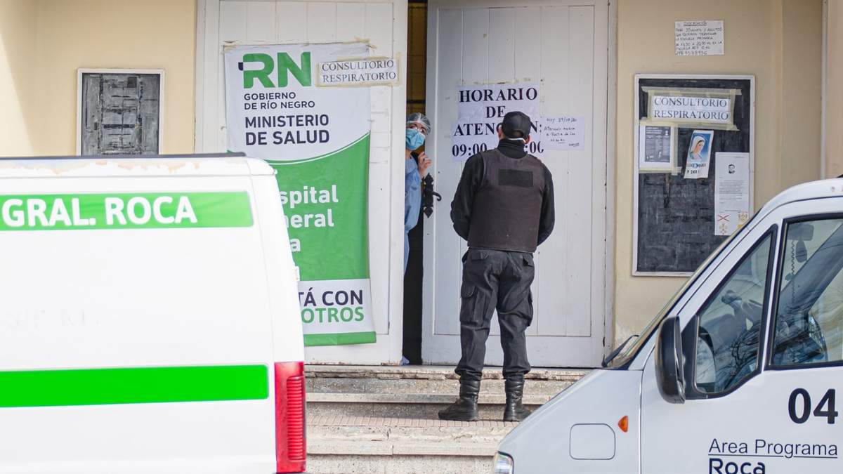 Coronavirus en Roca. Fuente: (Twitter)