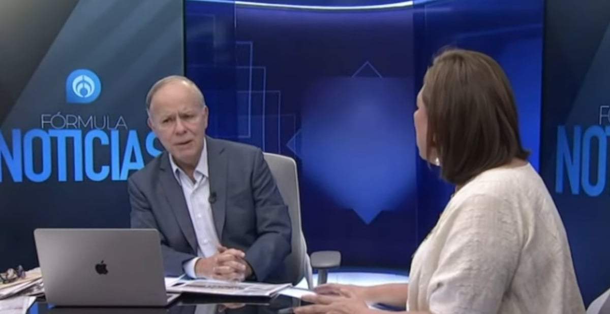 La candidata opositora en la entrevista con Ciro Gómez Leyva