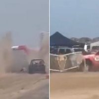 Tragedia en arrancones: Camioneta 4x4 choca con valla y arrolla a asistentes; murió un menor (Video)