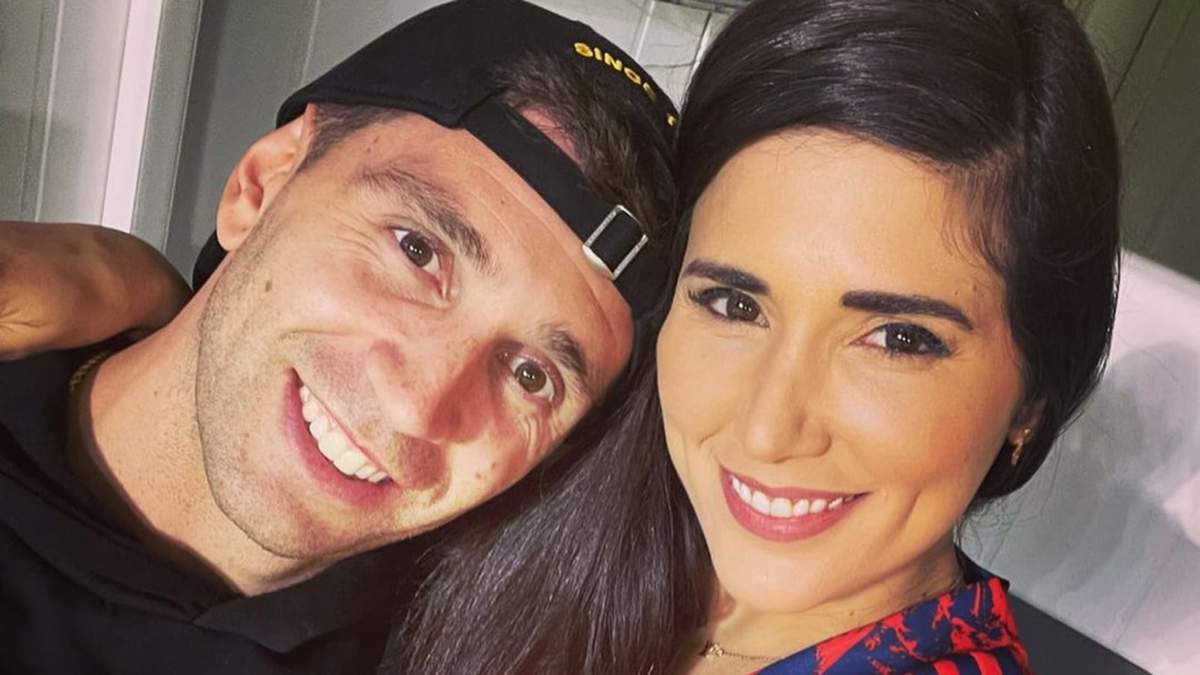 Dibu Martínez y su esposa, Mandinha. Fuente: (Instagram)