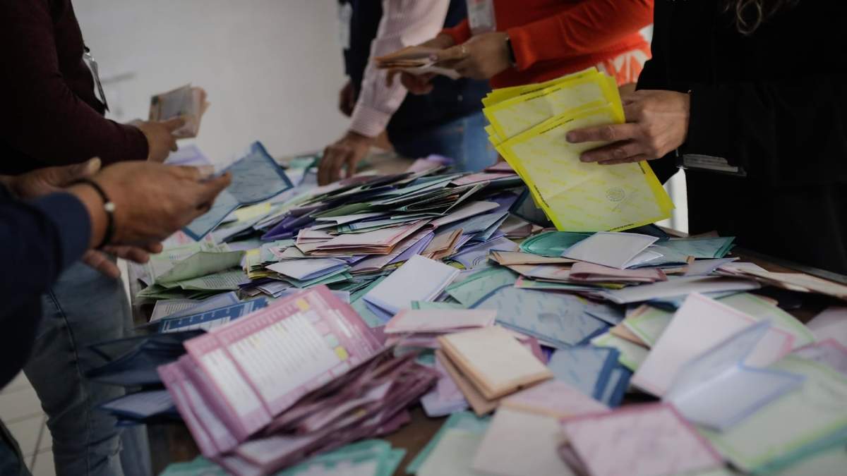 Conteo de votos de la elección judicial, el 1 de junio de 2025