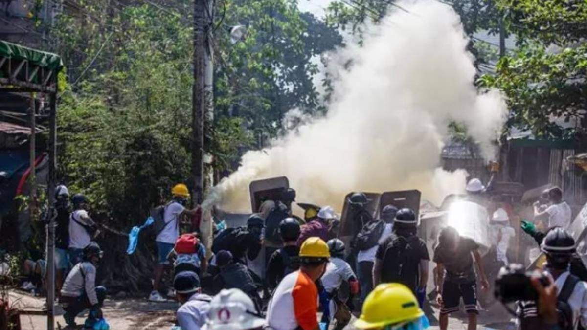 Represión de las protestas en Rangún, Birmania
