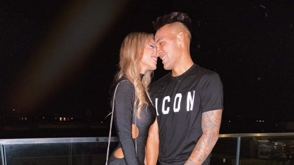 Agustina Gandolfo y Lautaro Martínez. Fuente: (Instagram)