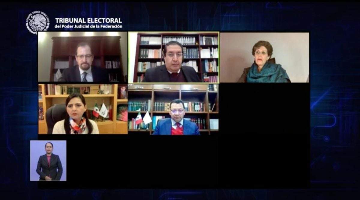 Sesión del Tribunal Electoral del Poder Judicial de la Federación
