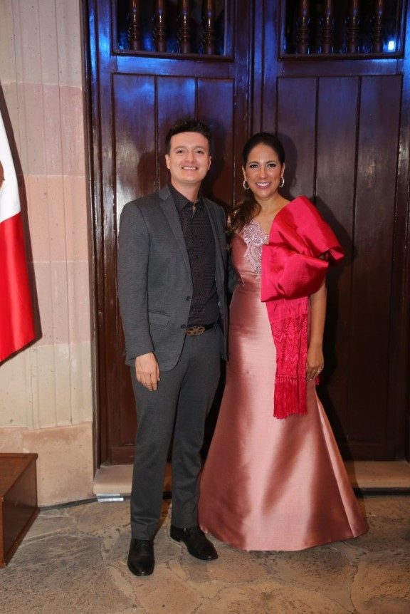 vestido libia dennise hecho por edgar molina