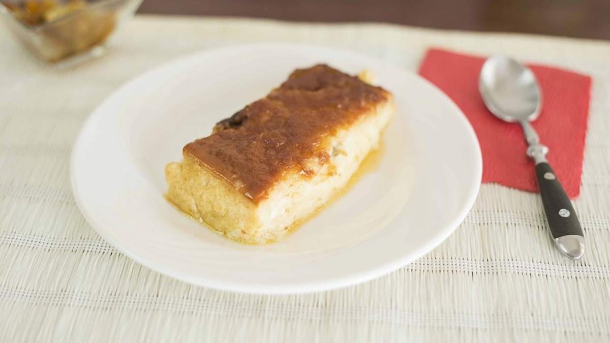 Budín de pan. Fuente: (facebook)