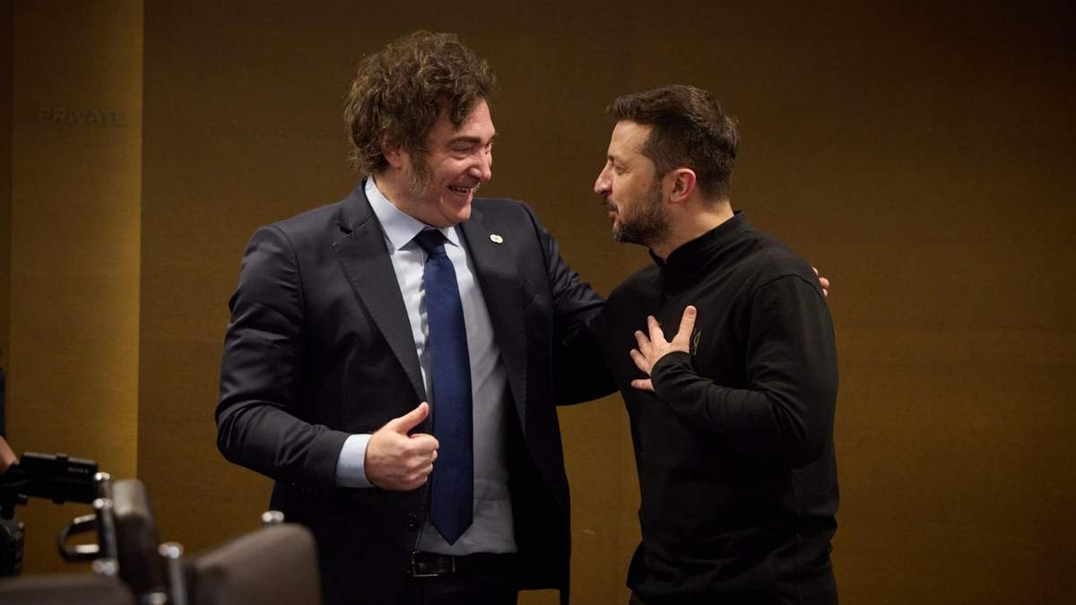 Javier Milei busca estrechar relaciones con Ucrania. Fuente: (X)