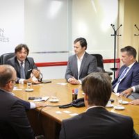 La Comisión Nacional de Valores recibió a autoridades de los mercados