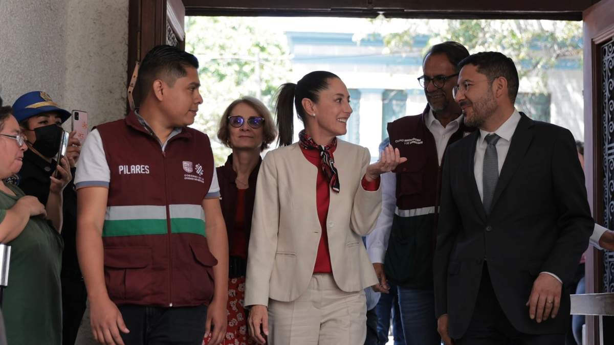 Claudia Sheinbaum y Martí Batres