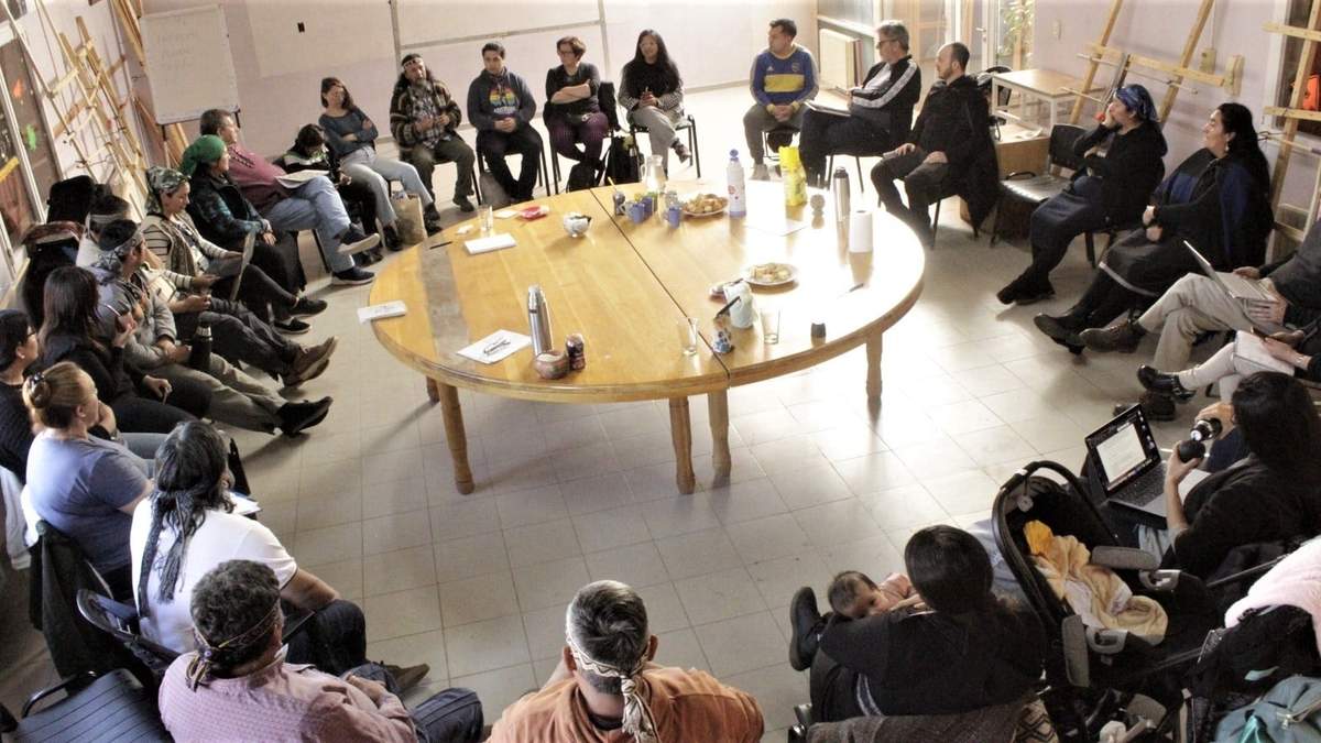 Reunión de organizaciones mapuche. Fuente: (Facebook)