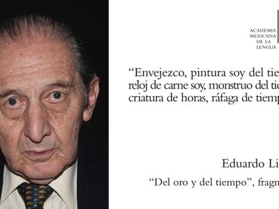 Homenaje de la Academia al poeta Eduardo Lizalde por sus 90 años