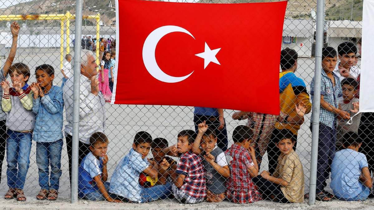 Campo de refugiados sirios en Ankara. Fuente: (Twitter)