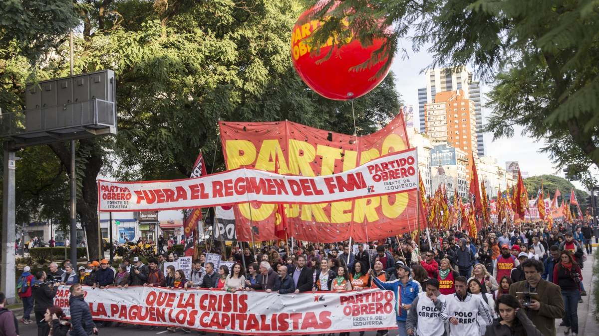 Convocados en contra del FMI. Fuente: (Twitter)