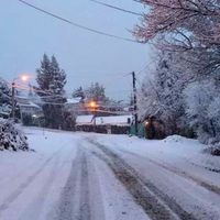 Nieve en la ruta 40: Vialidad recomienda extremo cuidado para transitar en la región