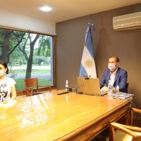Reunión entre Alberto Fernández y Omar Gutiérrez por la llegada de la vacuna rusa