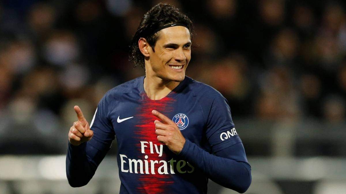 Edinson Cavani. Fuente: (Twitter).