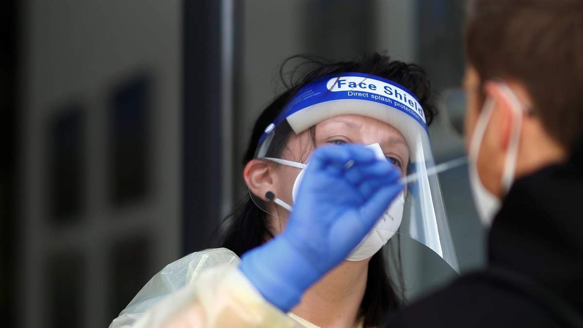 Test de coronavirus en Alemania. Fuente: (Twitter)