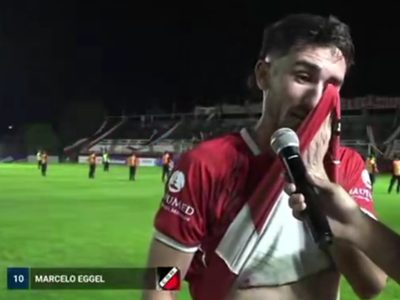 La emoción Eggel de Deportivo Maipú al hablar de su situación personal: "Tengo a mi hija internada"