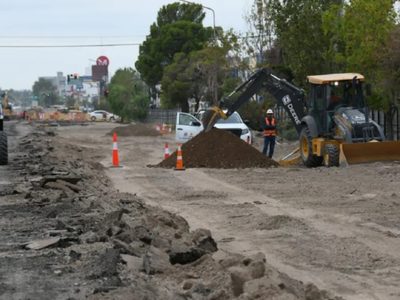 Megaobra en la Avenida Mosconi: el corte se traslada y llegará hasta el Puente Carretero
