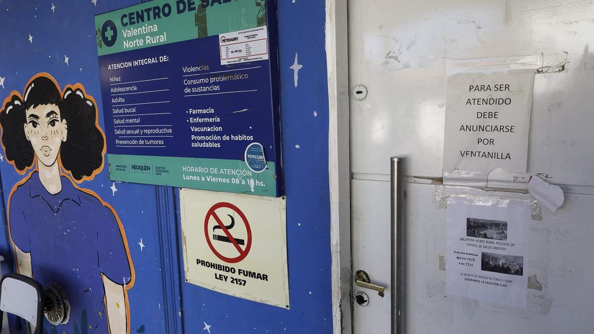 El Centro de Salud  de valentina Norte Rural. Fuente: (Emiliano Ortiz)