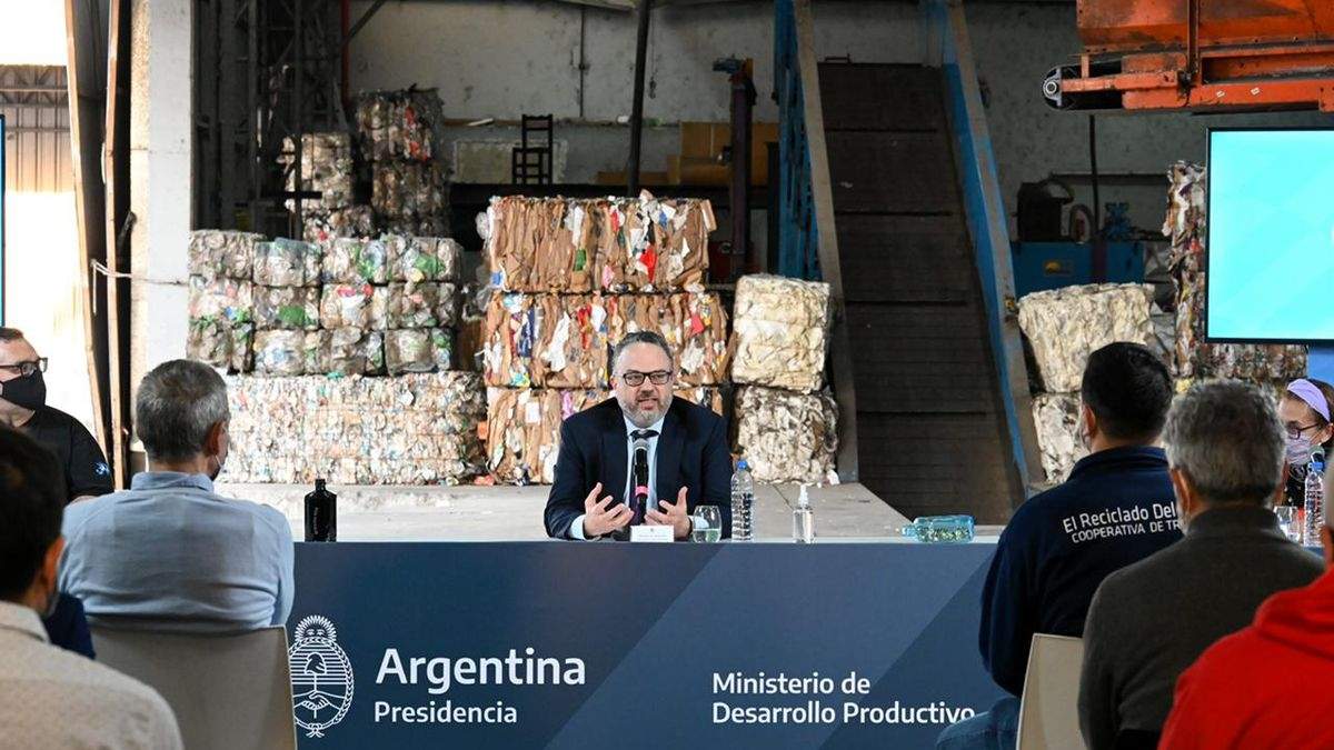El ministro de Desarrollo Productivo, Matías Kulfas. Fuente: (Twitter)
