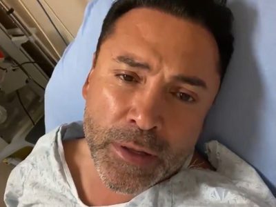 "Me siento mal, mal, mal", dice Óscar de la Hoya, hospitalizado por covid-19