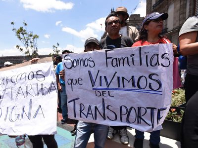 Transportistas consideran que mañana es "Día D" en las negociaciones con el Gobierno de la CDMX